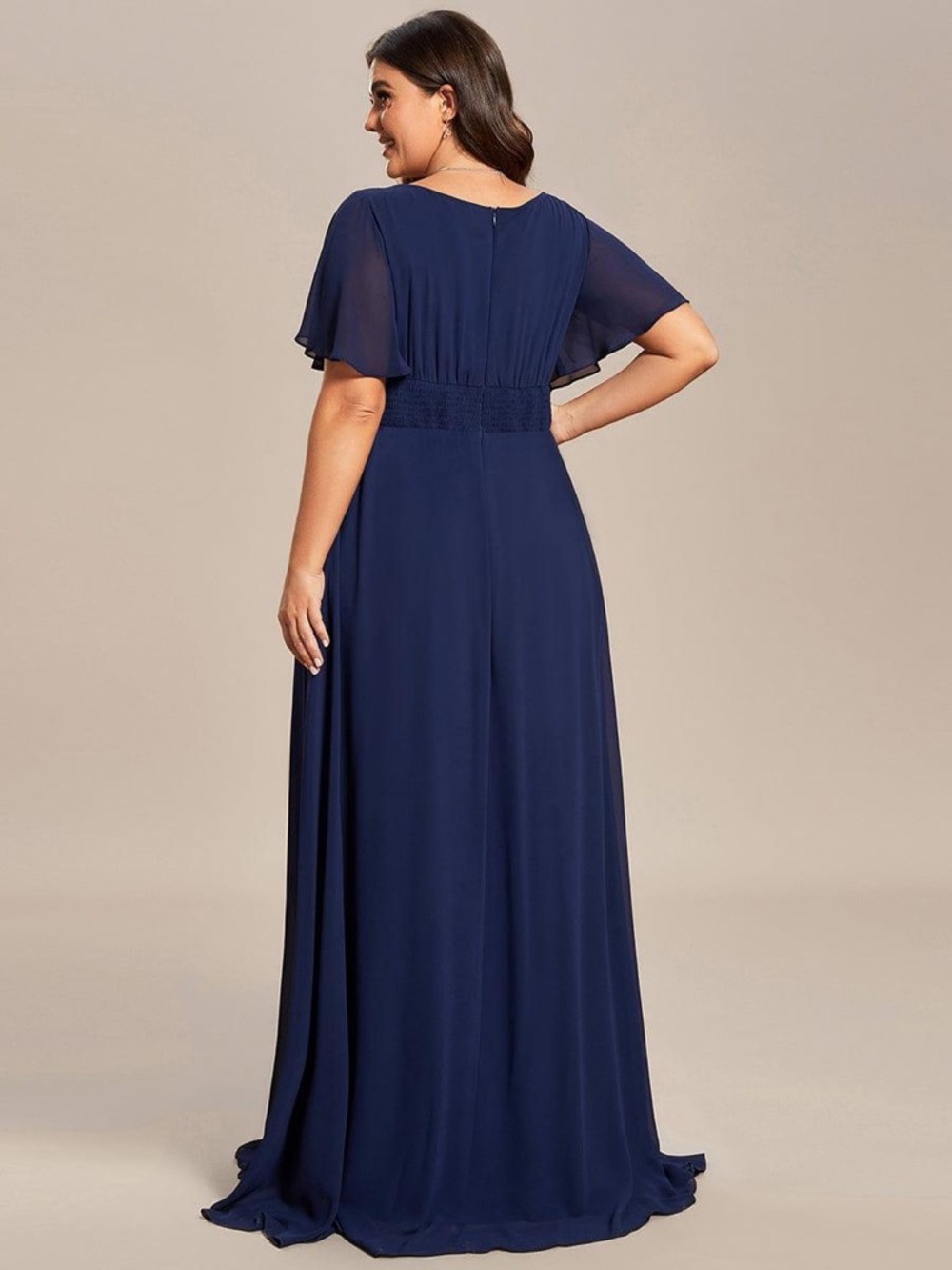 New EVER PRETTY 16 Evening Simple Chiffon Pleated A-Line Bridesmaid Kimora Dress - Picture 2 of 9